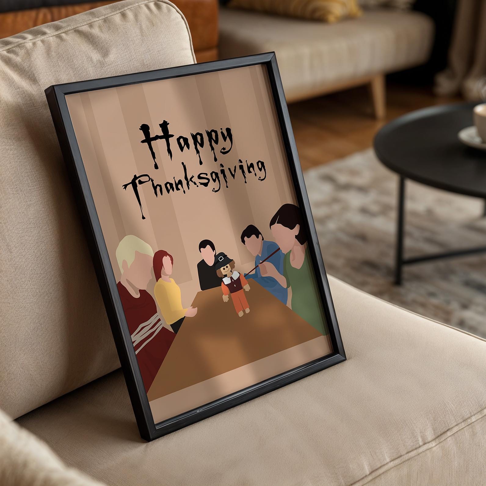 Buffy the Vampire Slayer Thanksgiving Poster - "Pangs" Episode Print, Cult 90s TV Show Decor, Horror Fan Gift