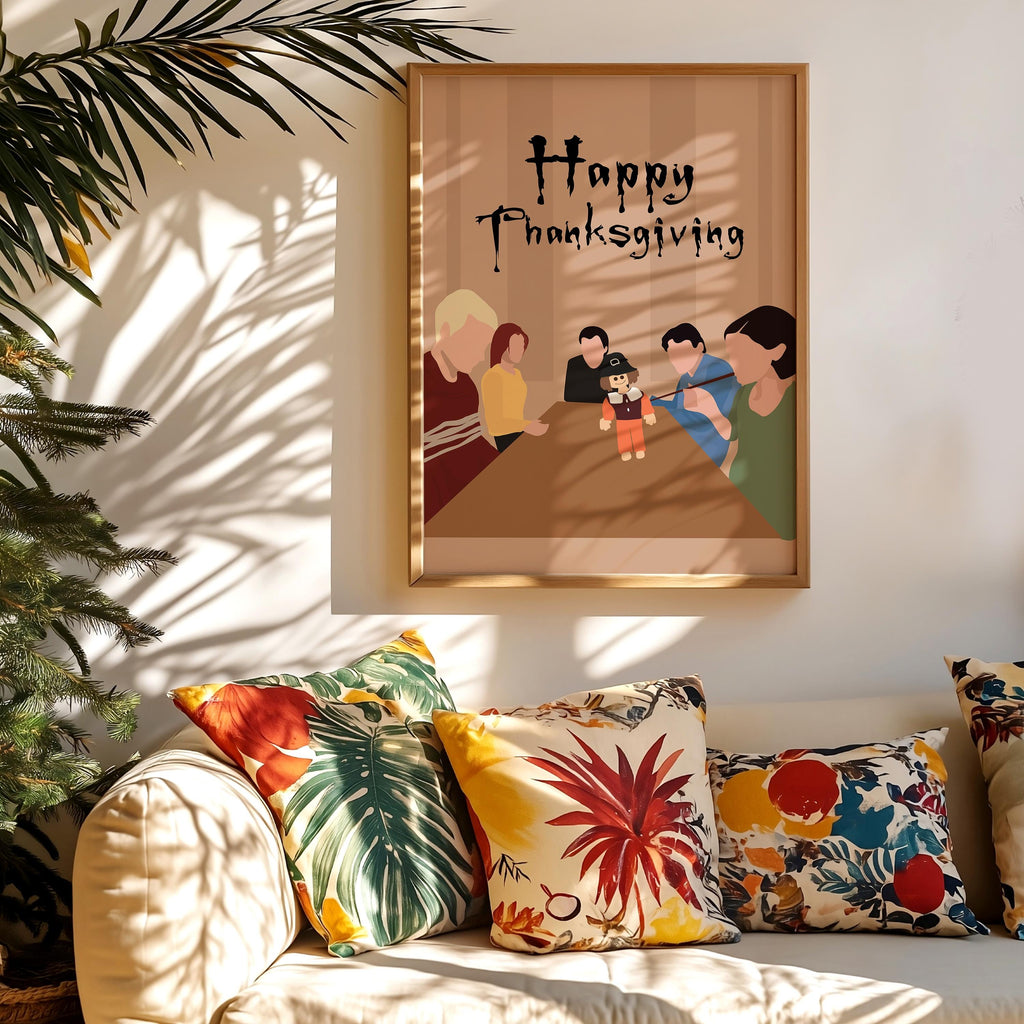 Buffy the Vampire Slayer Thanksgiving Poster - "Pangs" Episode Print, Cult 90s TV Show Decor, Horror Fan Gift