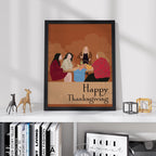 Gilmore Girls Thanksgiving Poster - Lorelai and Rory Print, Stars Hollow Autumn Decor, Fan Gift Idea