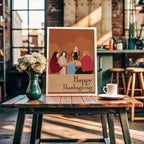 Gilmore Girls Thanksgiving Poster - Lorelai and Rory Print, Stars Hollow Autumn Decor, Fan Gift Idea