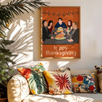 How I Met Your Mother Thanksgiving Poster - Slapsgiving Episode Print, Comedy TV Decor, HIMYM Fan Gift