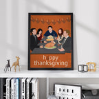 How I Met Your Mother Thanksgiving Poster - Slapsgiving Episode Print, Comedy TV Decor, HIMYM Fan Gift