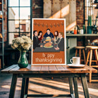How I Met Your Mother Thanksgiving Poster - Slapsgiving Episode Print, Comedy TV Decor, HIMYM Fan Gift