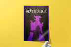 Beetlejuice Movie Poster - Tim Burton Art Print, 80s Horror Comedy Decor, Goth Gift Idea