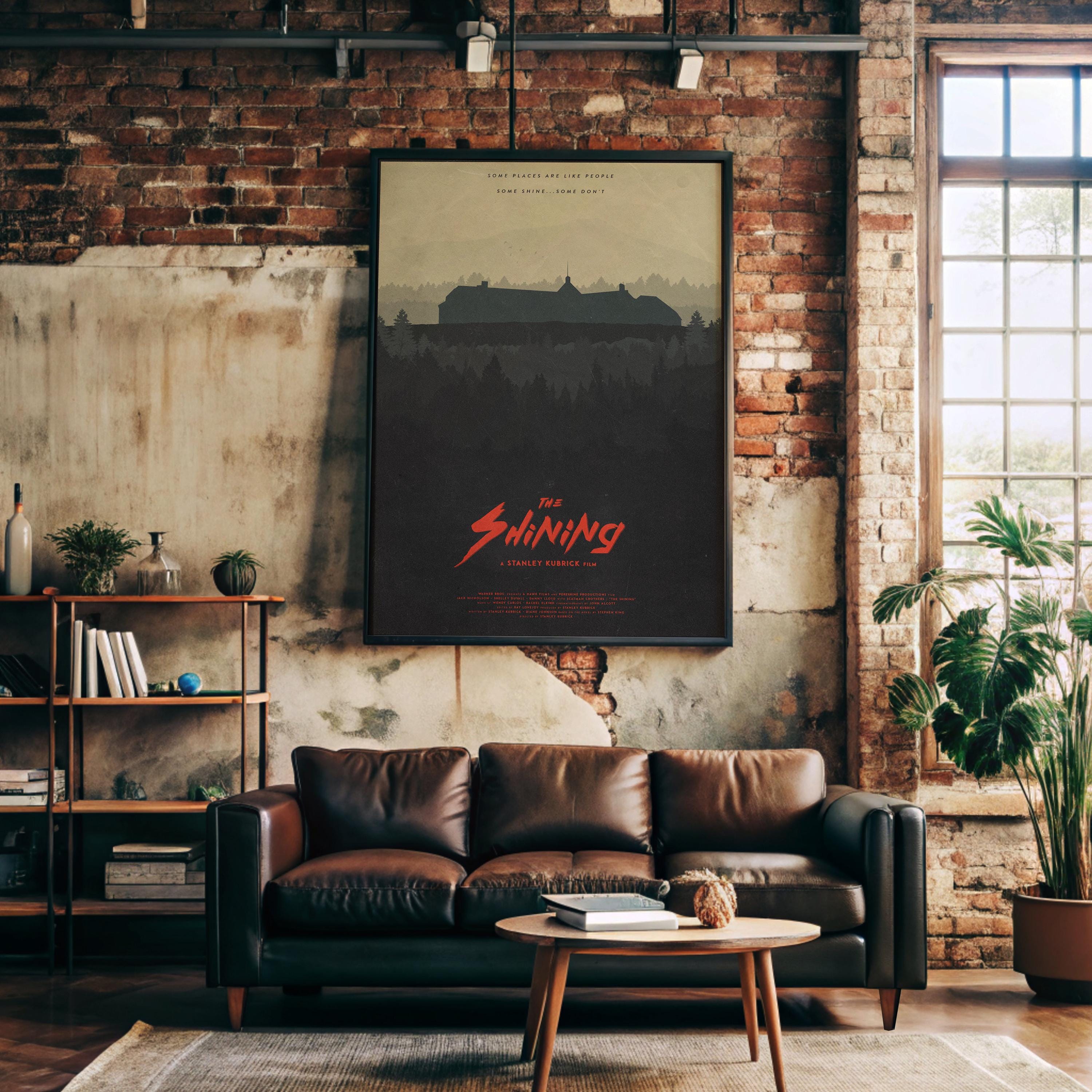 The Shining Horror Movie Poster - Stanley Kubrick Masterpiece Print, Overlook Hotel Decor, Cult Cinema Gift