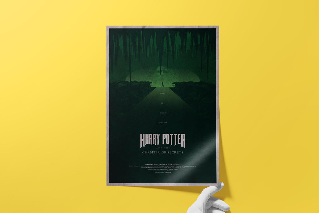 Harry Potter and the Chamber of Secrets Poster - Wizarding World Print, Fantasy Decor, Basilisk Fan Gift