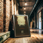 IT Movie Horror Poster - Pennywise the Clown Print, Stephen King Decor, Terror Fan Gift Idea