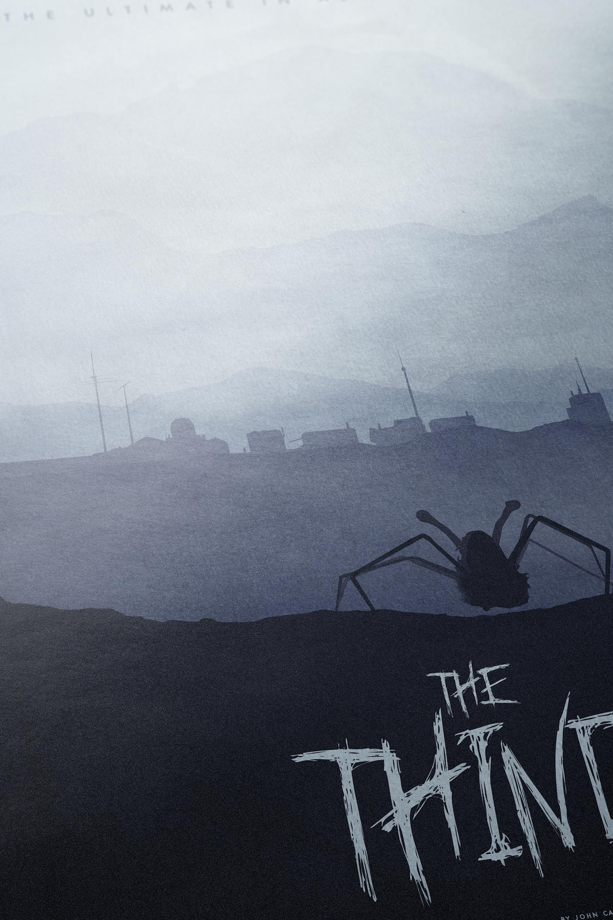 The Thing Cult Movie Poster - Sci-Fi Horror Print, John Carpenter Decor, 80s Fan Gift Idea
