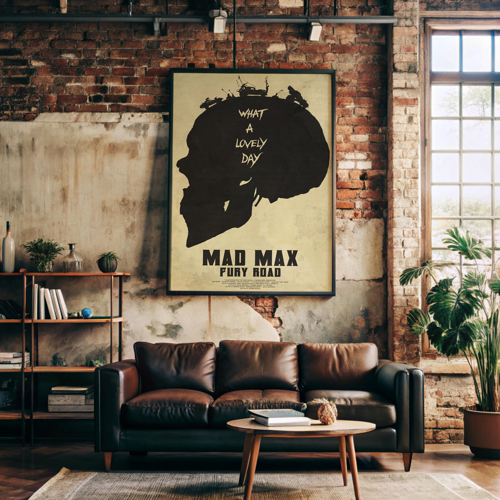 Mad Max Fury Road Movie Poster - Post Apocalyptic Action Print, George Miller Cult Film Decor, Saga Fan Gift