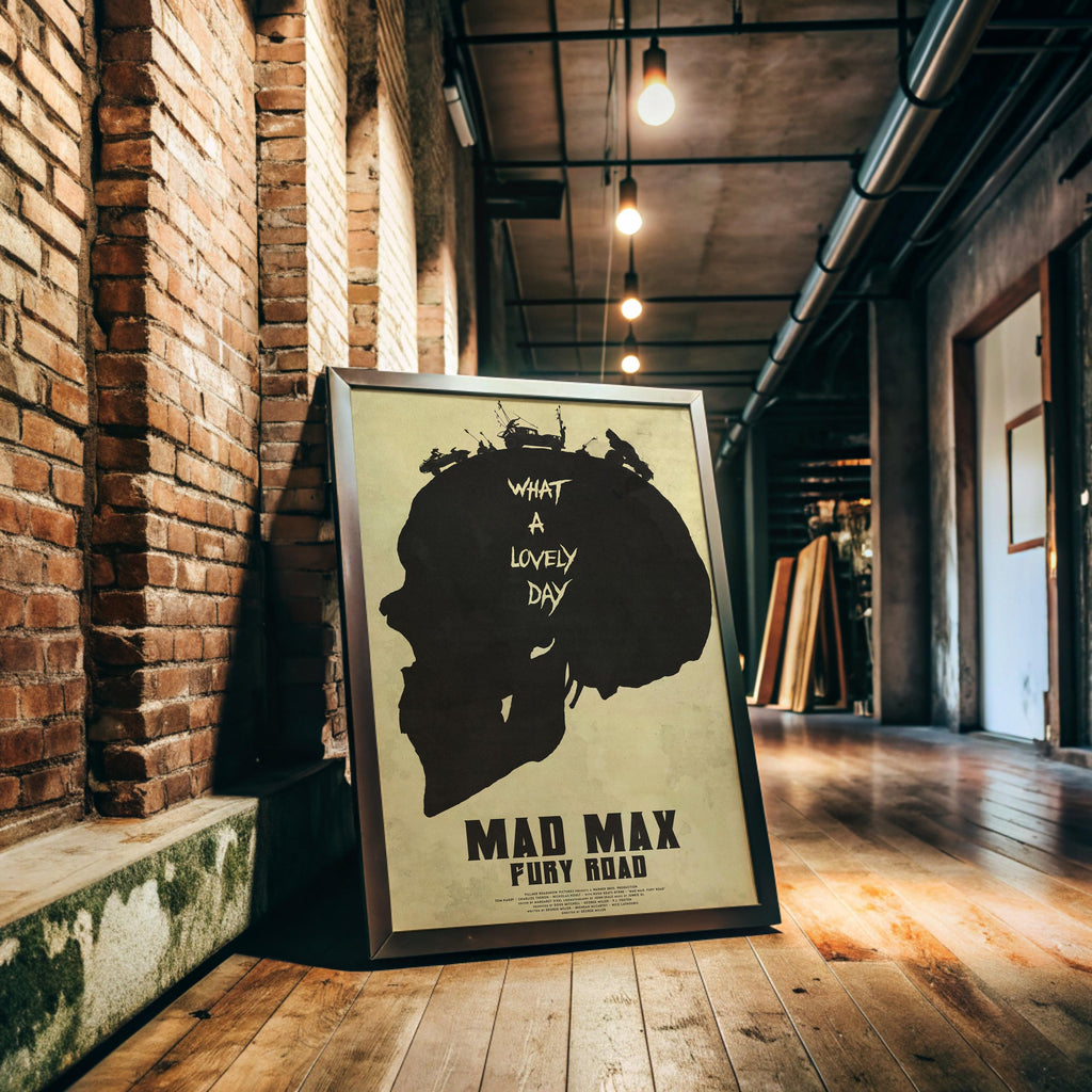Mad Max Fury Road Movie Poster - Post Apocalyptic Action Print, George Miller Cult Film Decor, Saga Fan Gift
