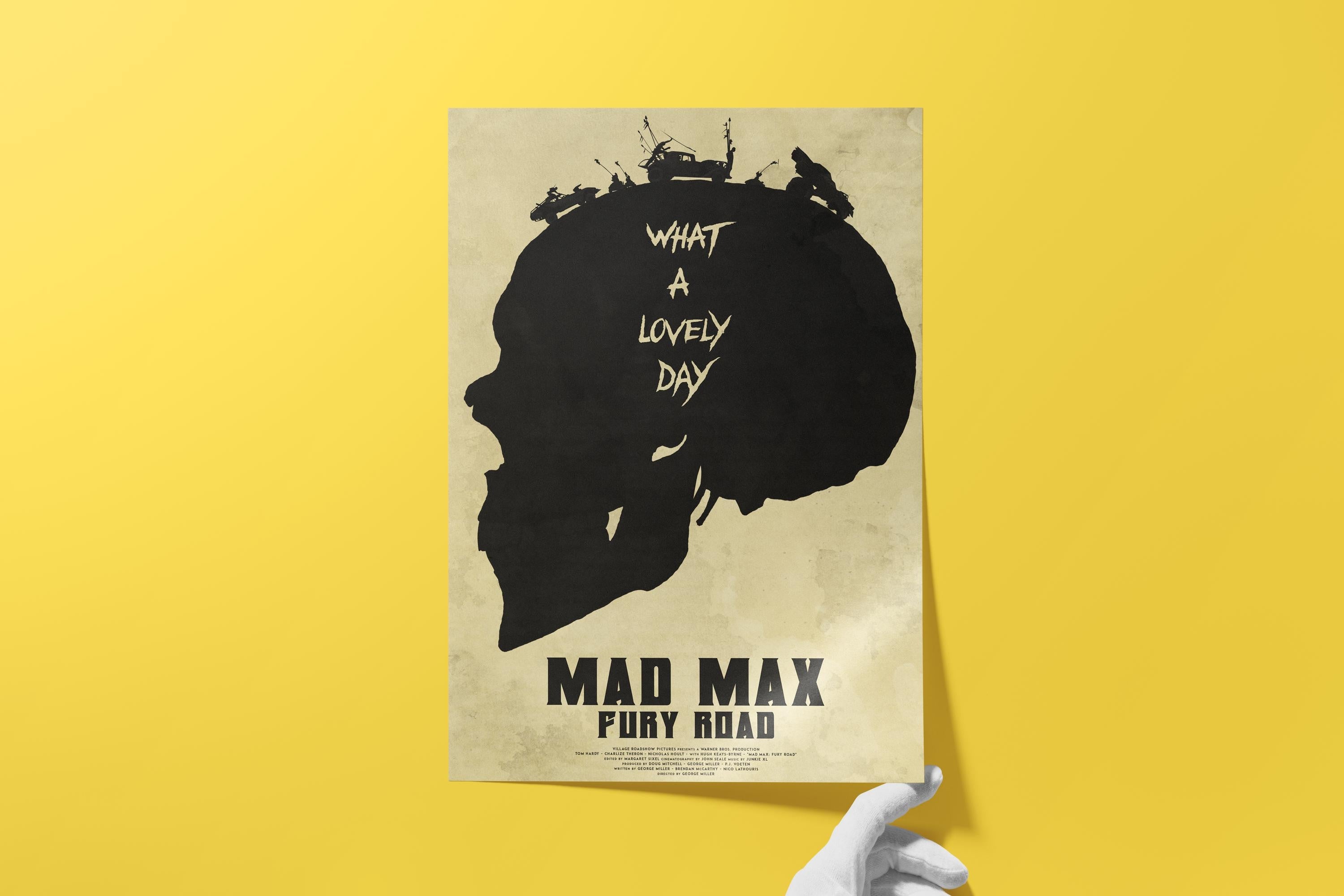 Mad Max Fury Road Movie Poster - Post Apocalyptic Action Print, George Miller Cult Film Decor, Saga Fan Gift