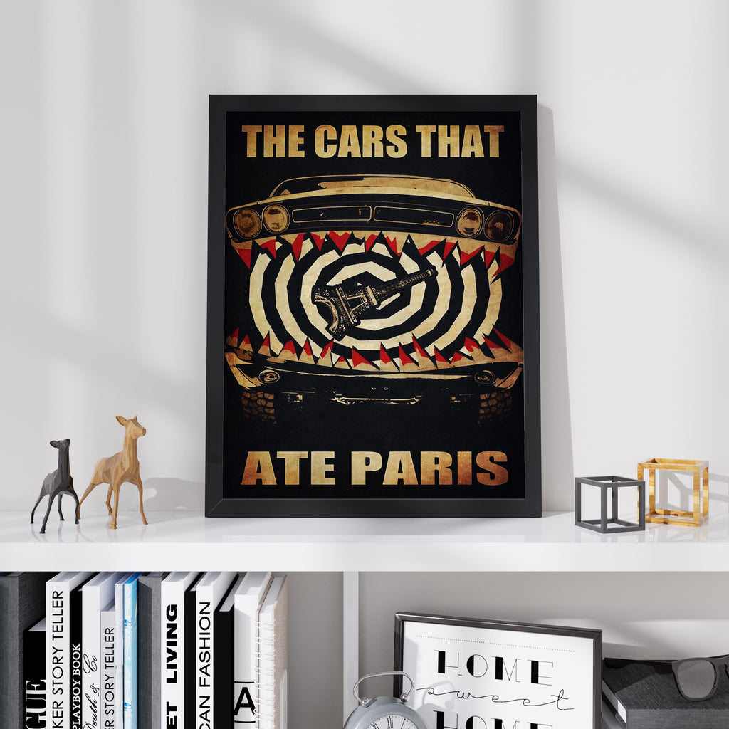 The Cars That Ate Paris Movie Poster - Peter Weir Cult Film Print, Ozploitation Decor, Australian Cinema Gift