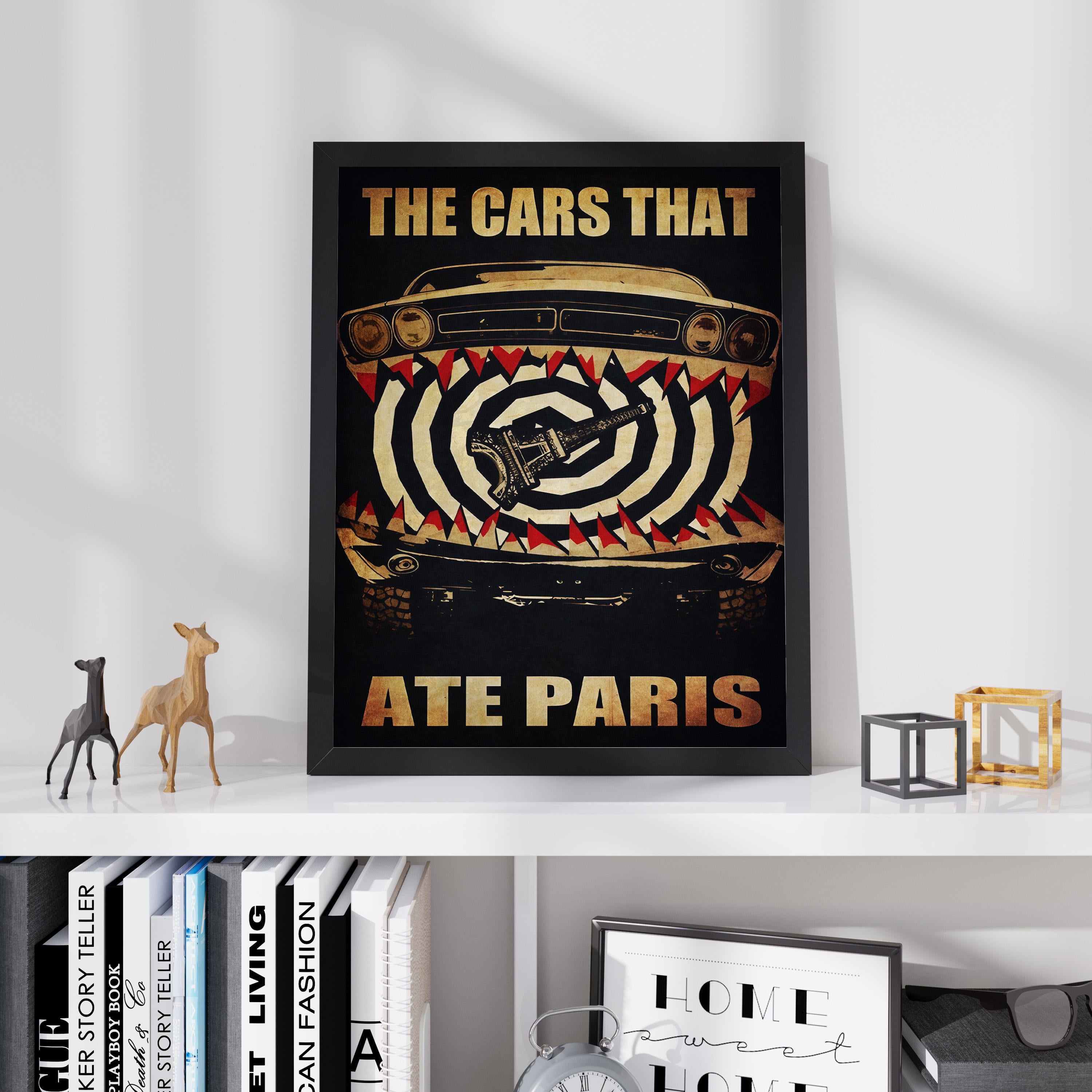 The Cars That Ate Paris Movie Poster - Peter Weir Cult Film Print, Ozploitation Decor, Australian Cinema Gift
