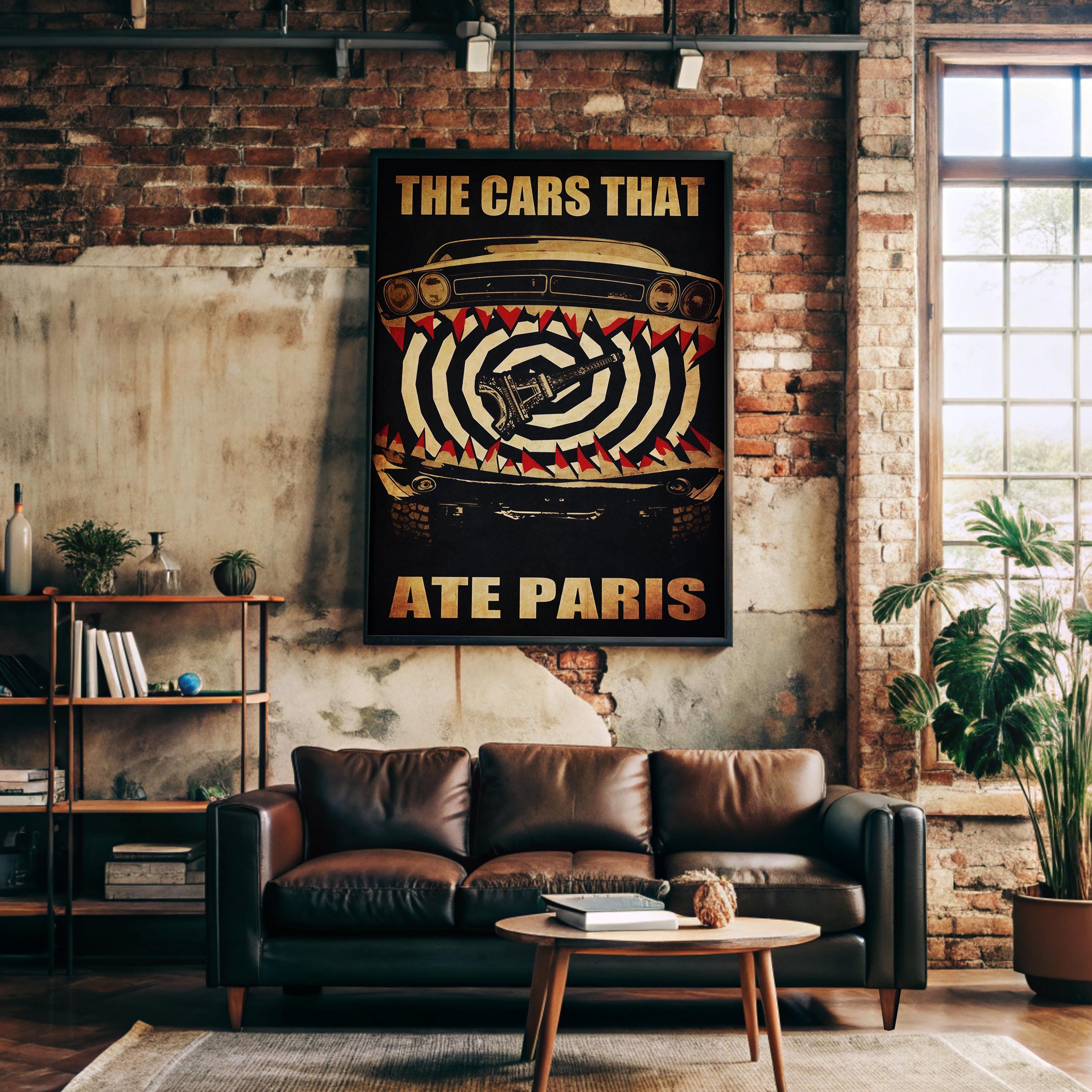 The Cars That Ate Paris Movie Poster - Peter Weir Cult Film Print, Ozploitation Decor, Australian Cinema Gift