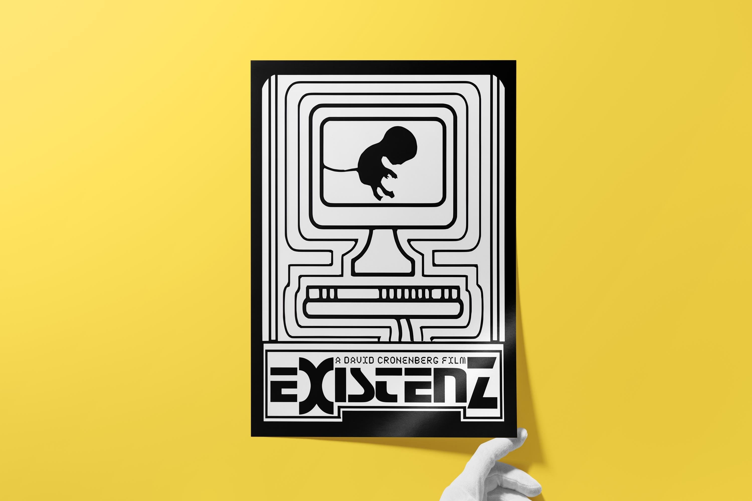eXistenZ Cult Movie Poster - Cronenberg Body Horror Print, 90s Sci-Fi Decor, Cinema Fan Gift Idea