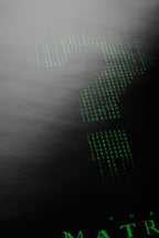 The Matrix Minimalist Poster - Sci-Fi Design Print, Cyberpunk Style Decor, 90s Fan Gift Idea