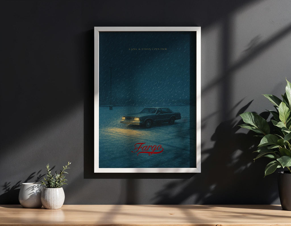 Fargo Coen Brothers Cult Movie Poster - Black Comedy Thriller Print, 90s Cinema Decor, Fan Gift Idea