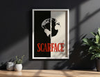 Scarface Minimalist Poster - The World is Yours Design Print, Gangster Movie Decor, 80s Fan Gift