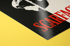 Scarface Minimalist Poster - The World is Yours Design Print, Gangster Movie Decor, 80s Fan Gift