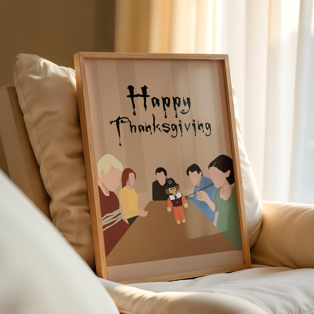 Buffy the Vampire Slayer Thanksgiving Poster - "Pangs" Episode Print, Cult 90s TV Show Decor, Horror Fan Gift