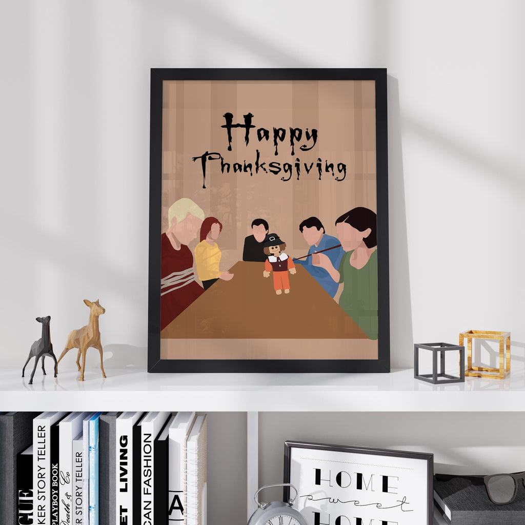 Buffy the Vampire Slayer Thanksgiving Poster - "Pangs" Episode Print, Cult 90s TV Show Decor, Horror Fan Gift