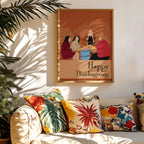 Gilmore Girls Thanksgiving Poster - Lorelai and Rory Print, Stars Hollow Autumn Decor, Fan Gift Idea