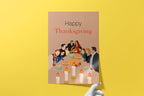 Modern Family Thanksgiving Poster - Family Comedy TV Print, Turkey Dinner Decor, TV Show Fan Gift Idea