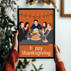 How I Met Your Mother Thanksgiving Poster - Slapsgiving Episode Print, Comedy TV Decor, HIMYM Fan Gift