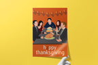 How I Met Your Mother Thanksgiving Poster - Slapsgiving Episode Print, Comedy TV Decor, HIMYM Fan Gift