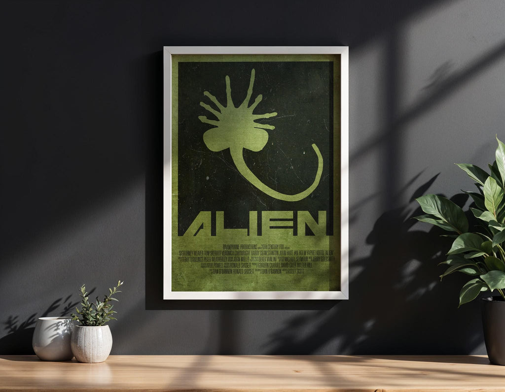 Alien Sci-Fi Movie Poster - Space Horror Print, Ridley Scott Decor, Xenomorph Fan Gift
