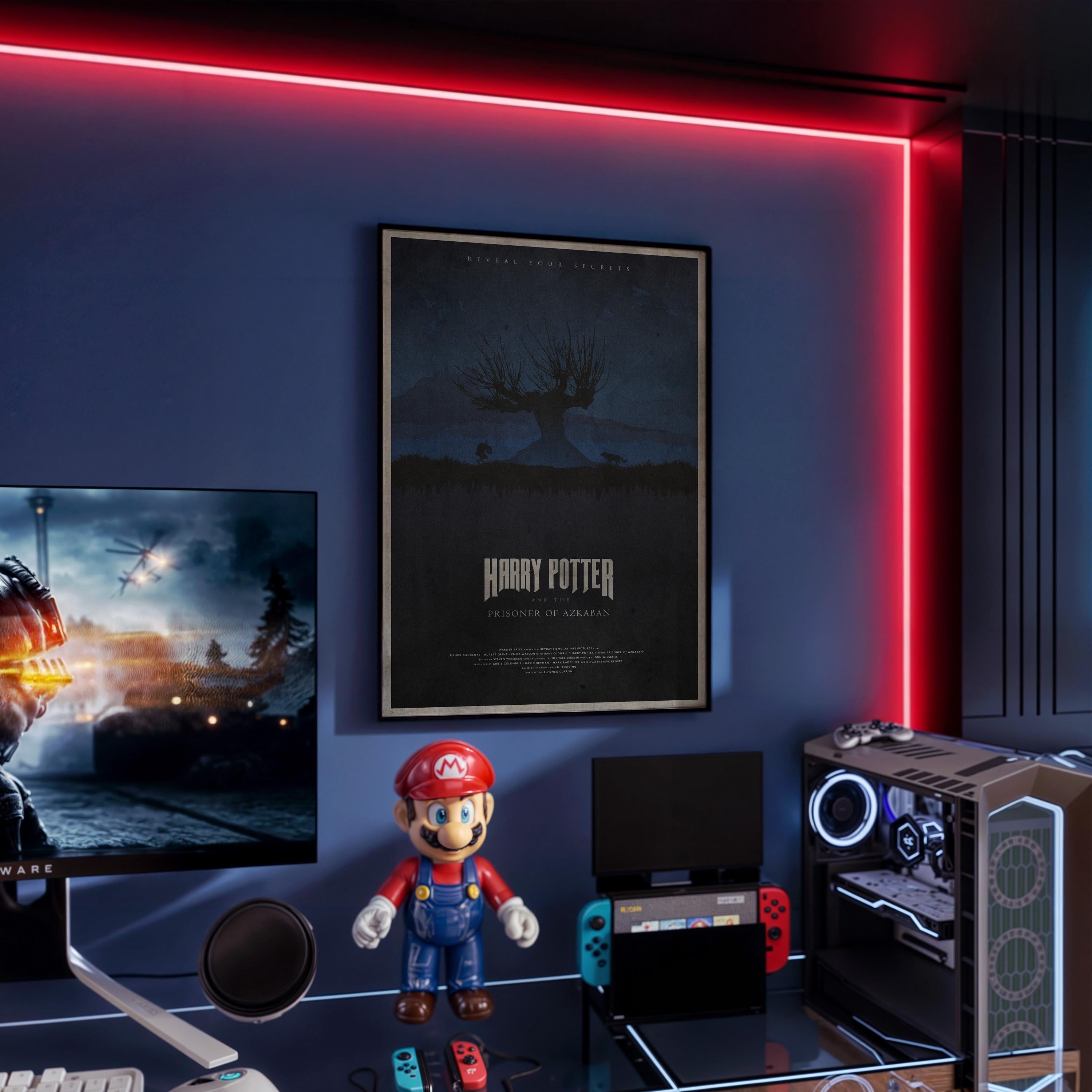 Harry Potter and the Prisoner of Azkaban Poster - Wizarding World Print, Dementor Decor, Sirius Black Fan Gift