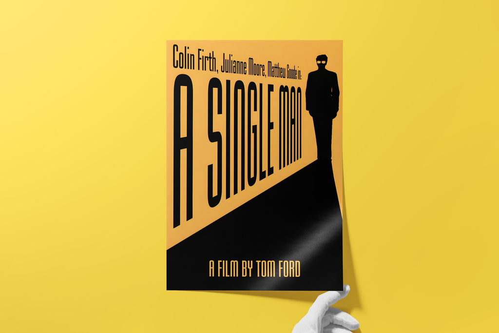 A Single Man Movie Poster - Tom Ford Print, Stylish Drama Decor, 60s Style Cinema Gift
