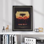 Friday the 13th Horror Movie Poster - Jason Voorhees Slasher Print, 80s Cinema Decor, Cult Fan Gift
