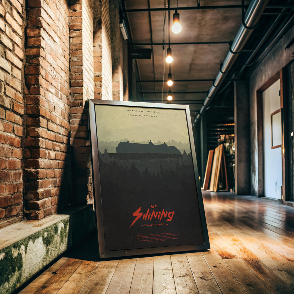 The Shining Horror Movie Poster - Stanley Kubrick Masterpiece Print, Overlook Hotel Decor, Cult Cinema Gift