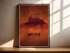Harry Potter and the Philosopher's Stone Poster - Wizarding World Art Print, Hogwarts Castle Decor, Saga Fan Gift