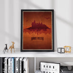 Harry Potter and the Philosopher's Stone Poster - Wizarding World Art Print, Hogwarts Castle Decor, Saga Fan Gift