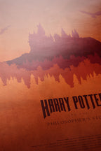 Harry Potter and the Philosopher's Stone Poster - Wizarding World Art Print, Hogwarts Castle Decor, Saga Fan Gift