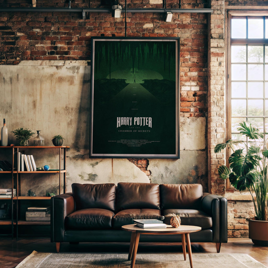 Harry Potter and the Chamber of Secrets Poster - Wizarding World Print, Fantasy Decor, Basilisk Fan Gift