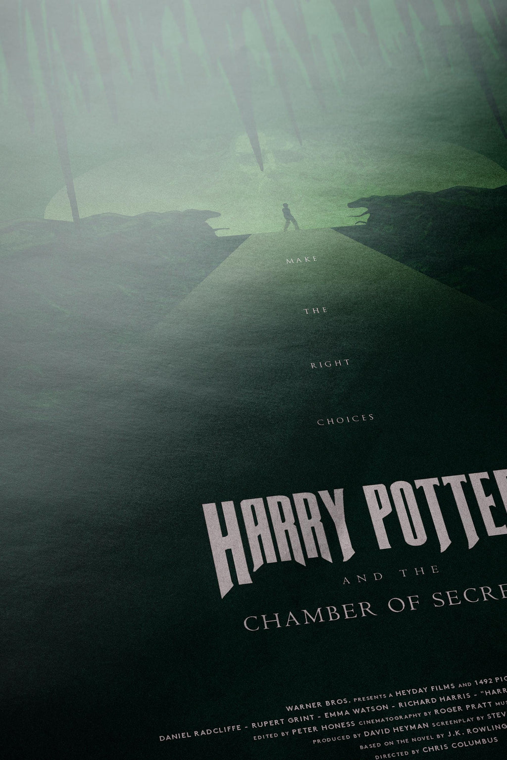 Harry Potter and the Chamber of Secrets Poster - Wizarding World Print, Fantasy Decor, Basilisk Fan Gift