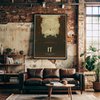 IT Movie Horror Poster - Pennywise the Clown Print, Stephen King Decor, Terror Fan Gift Idea