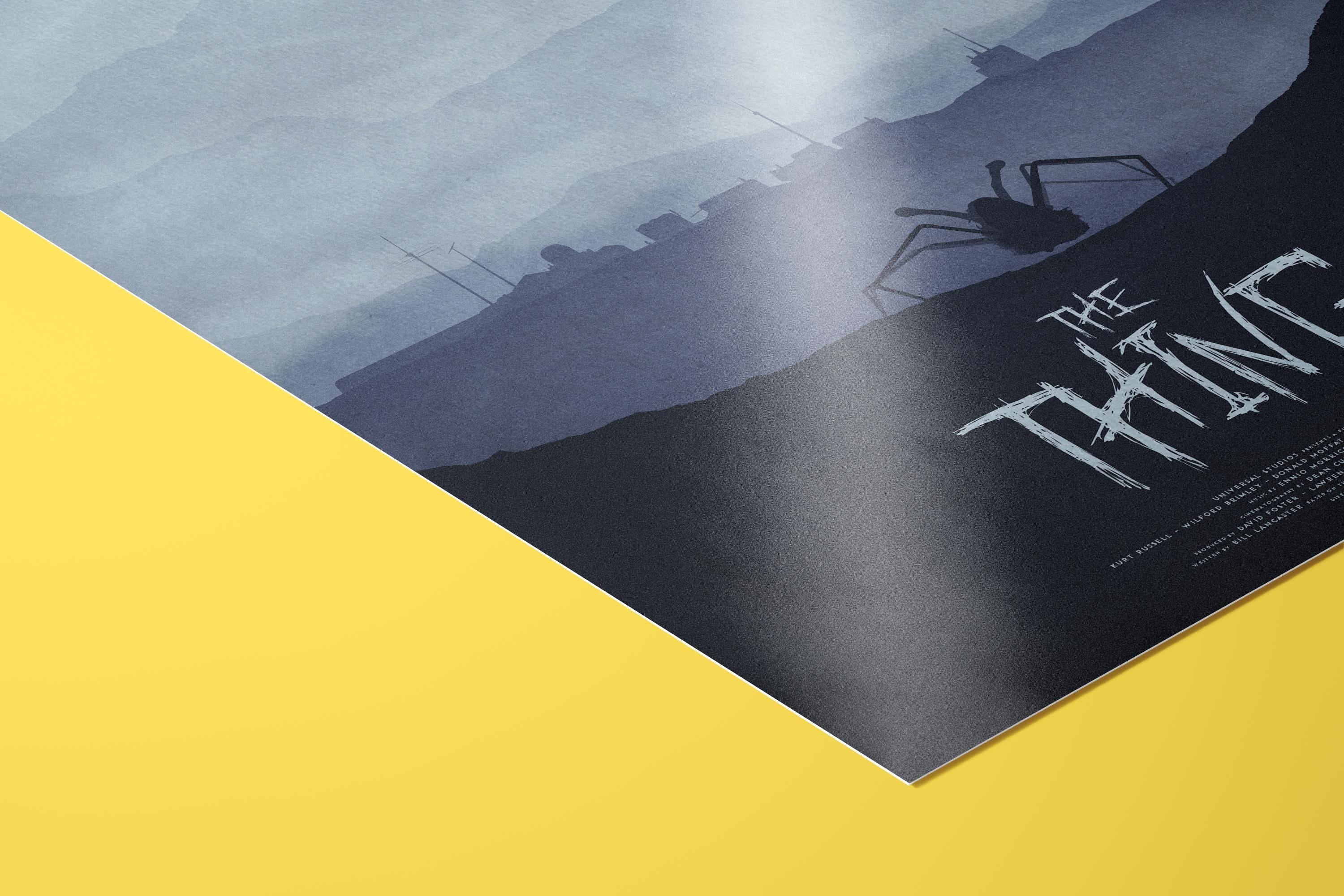 The Thing Cult Movie Poster - Sci-Fi Horror Print, John Carpenter Decor, 80s Fan Gift Idea