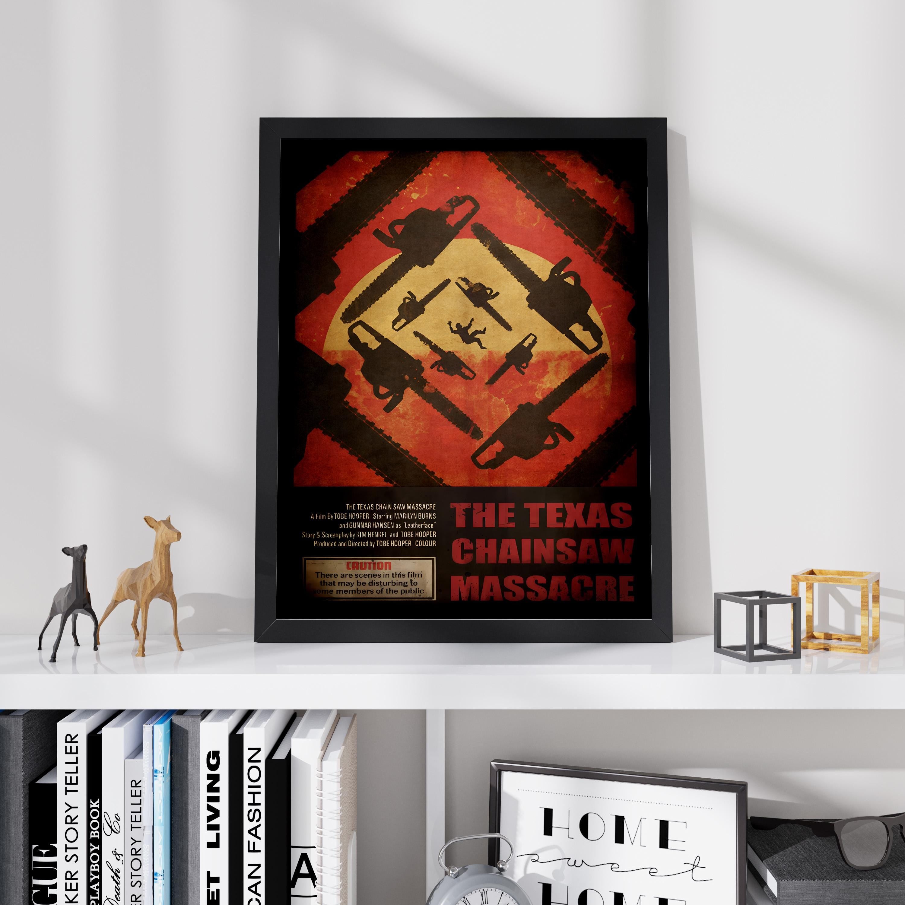 The Texas Chainsaw Massacre Movie Poster - Cult Horror Film Print, Slasher Cinema Decor, Leatherface Fan Gift