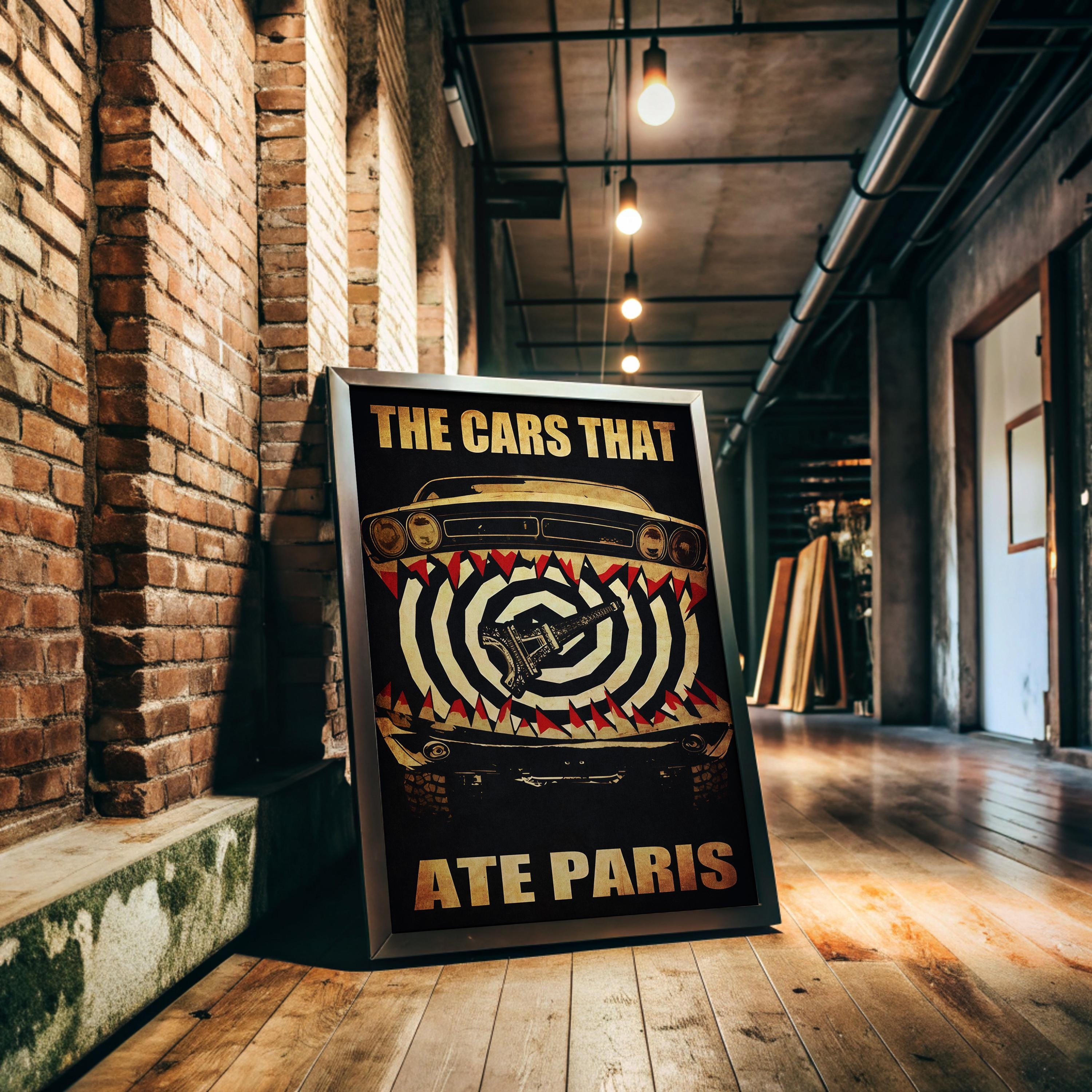 The Cars That Ate Paris Movie Poster - Peter Weir Cult Film Print, Ozploitation Decor, Australian Cinema Gift