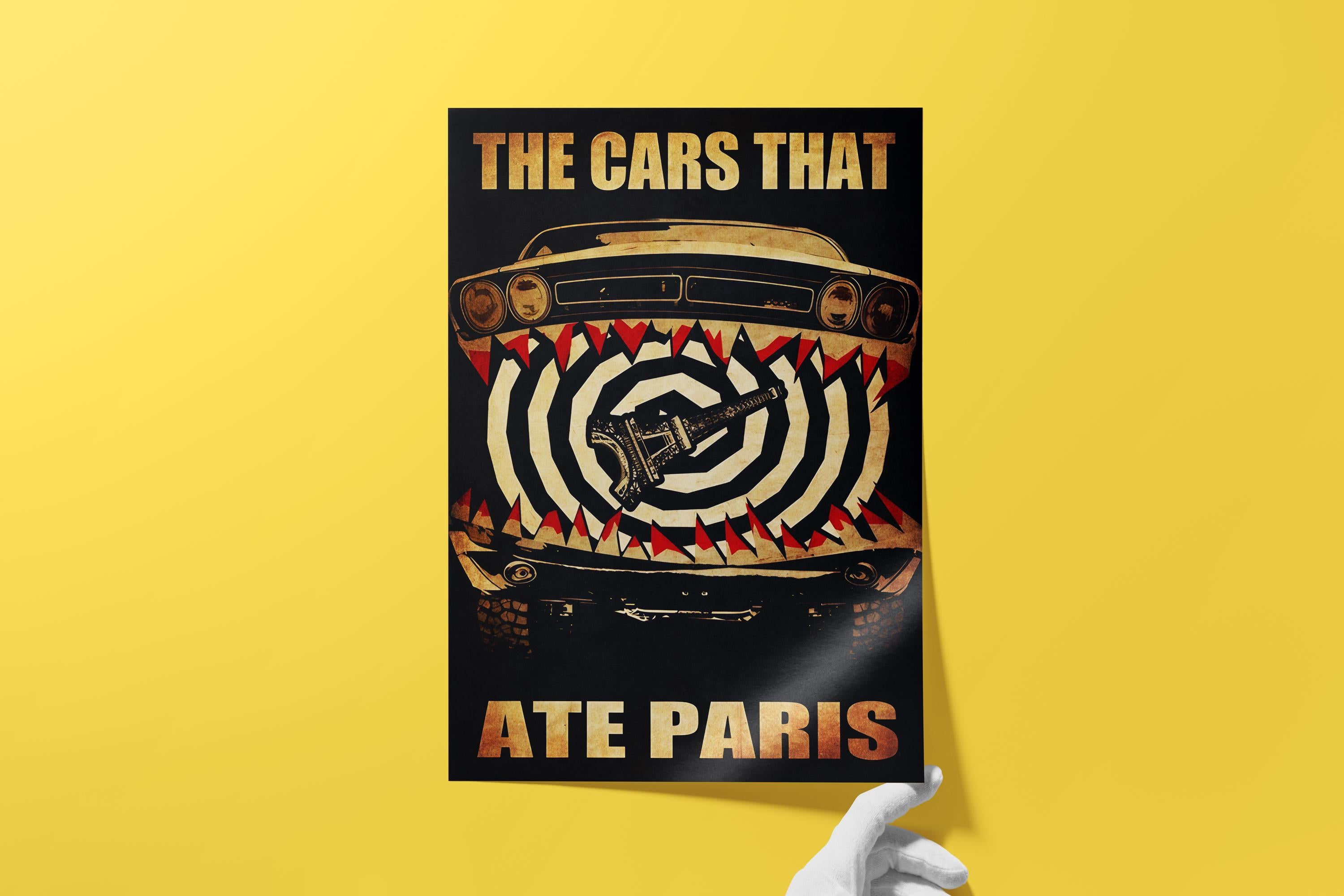 The Cars That Ate Paris Movie Poster - Peter Weir Cult Film Print, Ozploitation Decor, Australian Cinema Gift