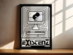 eXistenZ Cult Movie Poster - Cronenberg Body Horror Print, 90s Sci-Fi Decor, Cinema Fan Gift Idea