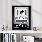 eXistenZ Cult Movie Poster - Cronenberg Body Horror Print, 90s Sci-Fi Decor, Cinema Fan Gift Idea