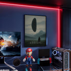 Arrival Sci-Fi Movie Poster - Denis Villeneuve Art Print, Intelligent Cinema Decor, Sci-Fi Gift Idea