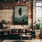 Arrival Sci-Fi Movie Poster - Denis Villeneuve Art Print, Intelligent Cinema Decor, Sci-Fi Gift Idea
