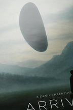Arrival Sci-Fi Movie Poster - Denis Villeneuve Art Print, Intelligent Cinema Decor, Sci-Fi Gift Idea