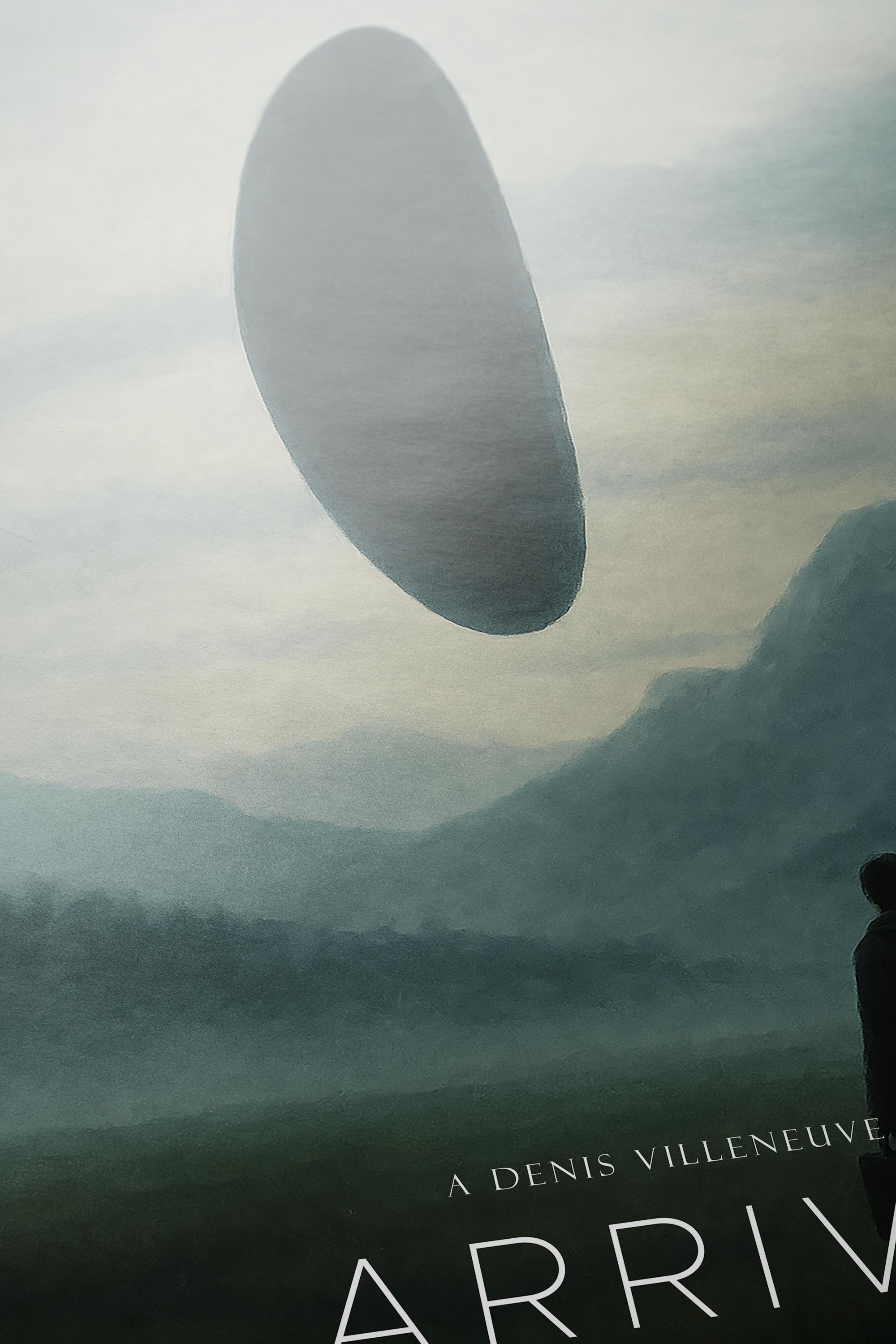 Arrival Sci-Fi Movie Poster - Denis Villeneuve Art Print, Intelligent Cinema Decor, Sci-Fi Gift Idea
